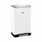 Wesco Big Double Boy wit mat Prullenbak Pedaalemmer