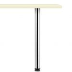 Standaard 6, tafelpoot, chroom gepolijst, H 705 mm