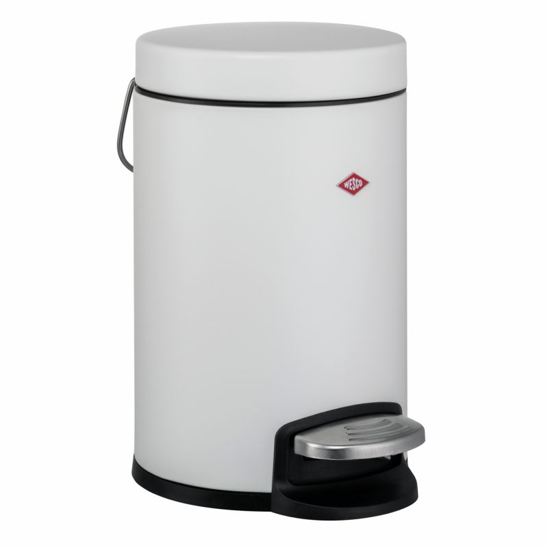 Cosmetische prullenbak wesco 3L Mat Wit Cosmetische prullenbak Wesco 3L Wit Mat