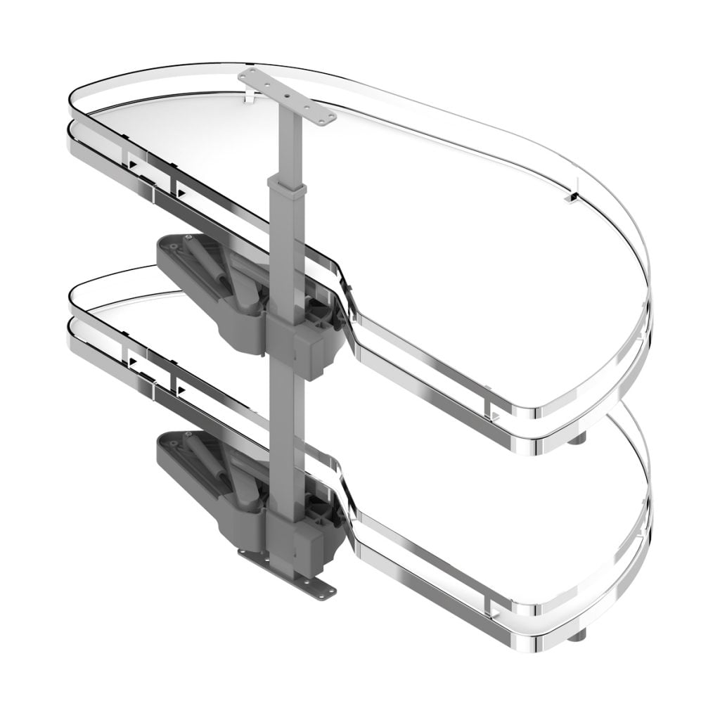 DOLPHIN Zwenkplateau-set detail wit