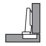 71b3550 Blum CLIP top scharnier 110Â° hoekaanslag Blumotion