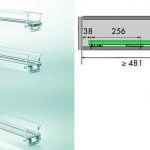Uittrekelement 3 niveaus voor kast 15cm breed STYLE