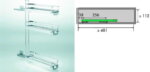 Uittrekelement 3 niveaus voor kast 15cm breed STYLE