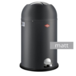 WESCO Kickmaster Soft 12 liter Mat Grafiet Pedaalemmer