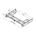 Set voor LEGRABOX lade onder spoelbak - Afbeelding 4