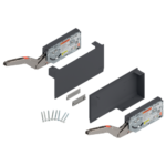 Beslagelementset AVENTOS HK top TIP-ON met schroefbevestiging. Vermogen 3200-9000. 107 graden hoek. Antraciet grijs. - Afbeelding 3