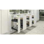 Smal uittrekelement K-LINE. Kleur antracietgrijs. Corpus 150 mm. - Afbeelding 4