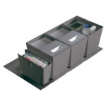 Afvalsortering voor corpus van 900 mm. 32 L. Grijs Orion.