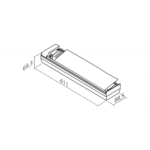 Foliesnijder aluminiumfolie ORGA-LINE, Kleur grijs - Afbeelding 3