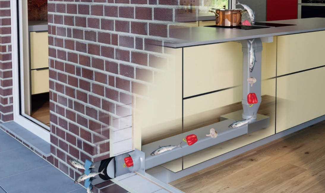 Naber Compair Steel Flow luchtafvoer systeem