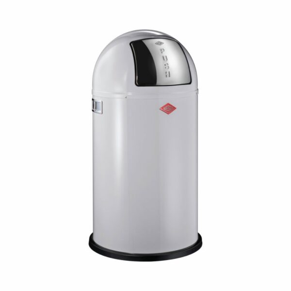 WESCO Pushboy 50liter Afvalemmer Prullenbak Cool Grey