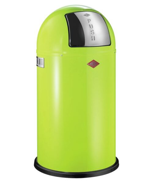 WESCO Pushboy 50L Limegreen Prullenbak Afvalbak Vuilnisbak