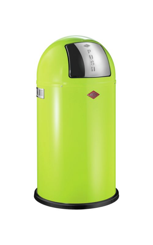 WESCO Pushboy 50L Limegreen Prullenbak Afvalbak Vuilnisbak WESCO Pushboy 50L Limegreen Prullenbak Afvalbak Vuilnisbak