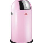 WESCO Pushboy 50L Roze afvalemmer vuilnisemmer prullenbak