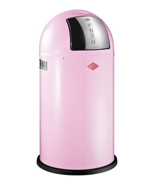 WESCO Pushboy 50L Roze afvalemmer vuilnisemmer prullenbak