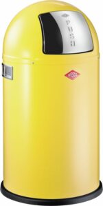 WESCO Pushboy Junior prullenbak 22 liter LemonYellow afvalemmer
