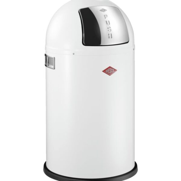 Wesco Pushboy Junior Prullenbak 22L Wit
