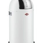 Wesco Pushboy junior wit mat pedaalemmer afvalemmer vuilnisemmer