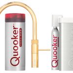 Quooker PRO3 en CUBE Fusion Round  24kt verguld