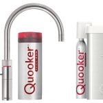 Quooker PRO3 en CUBE Fusion Round  RVS
