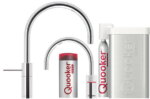Quooker COMBI en CUBE Nordic Twintaps Round  chroom