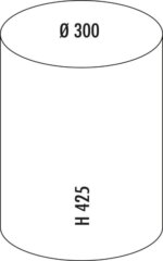 WESCO Alpha Pedaalemmer Grafiet 13L - Afbeelding 3