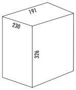 Reserve emmer, antraciet, 10 liter - Afbeelding 2