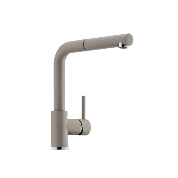 Gramix 2,  eenhendel keukenmengkraan, Kleur graniet concrete