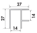 Plint-hoekpanelen, voor Presa plintsysteem, H 130 mm, zwart mat - Afbeelding 4