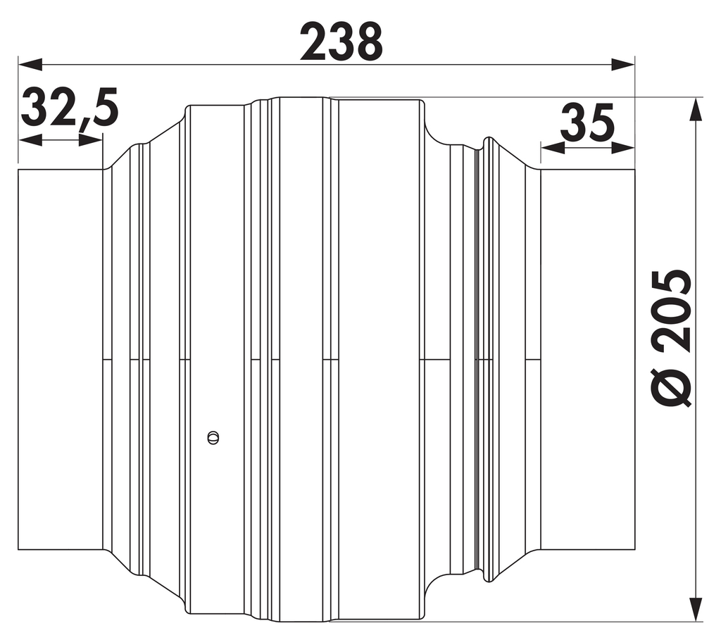 S13382_S13382_200 Afsluiting brandwerende klep COMPAIR® Steel Flow 150 - Afbeelding 2