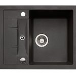 Corto 615, Inbouw-spoelunit, Kleur Graniet Metallico