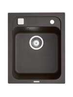 Angola 40, Inbouw-spoelunit, Kleur Graniet Espresso
