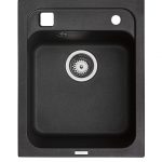 Angola 40, Inbouw-spoelunit, Kleur Graniet Nero