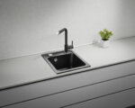 Angola 40, Inbouw-spoelunit, Kleur Graniet Nero - Afbeelding 2
