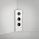 Mira hoek glas USB, roestvrij staal/glas wit
