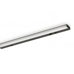 Lupo LED, L 1200 mm, 18 W, zwart mat