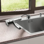 Fuoco 5 raamarmatuur,  eenhendel keukenmengkraan, Chroom, hoogdruk - Afbeelding 2