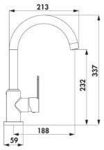 Portare 3. Eengreepsmengkraan. Mat zwart. - Afbeelding 5