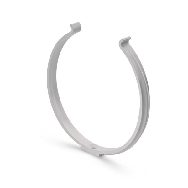 P-RKH 150 ronde buishouder, Lichtgrijs Compair Prime FLow