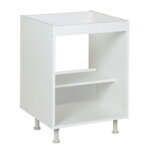 Onderkast voor spoelbak, kleur wit, H702mm, Keukenkasten zonder front,