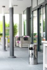 WESCO Staande asbak afvalsysteem 15L - Afbeelding 2