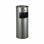 WESCO Staande asbak afvalsysteem 24L Nieuwzilver