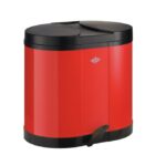 WESCO ECO verzamelaar 170 Rood prullenbak pedaalemmer Double-Bin
