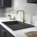 Althia, Keukenkraan, Brushed brass, hoogdruk - Afbeelding 2