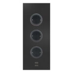 Caressi Energiezuil 3ST29 met dubbele USB-lader Zwart