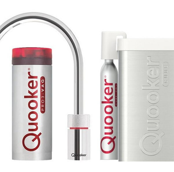 Quooker PRO3 en CUBE Nordic Round  chroom
