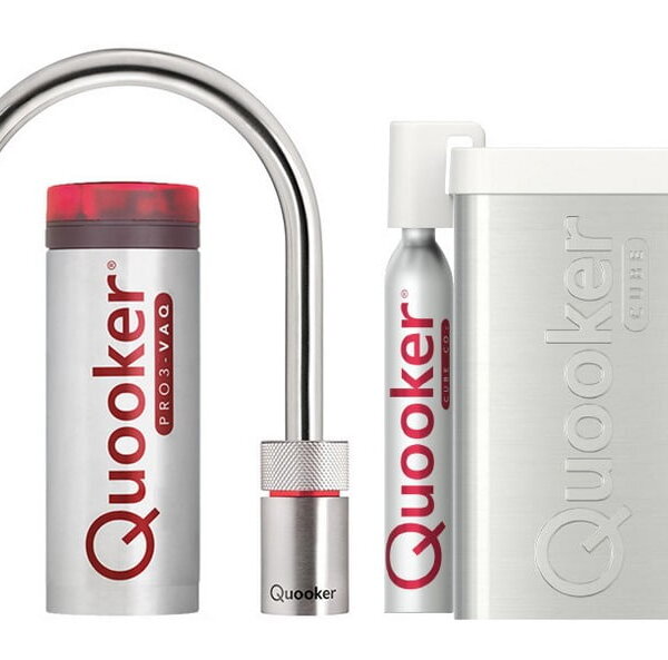 Quooker PRO3 en CUBE Nordic Round  RVS