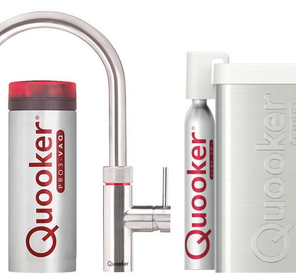 Quooker PRO3 en CUBE Flex  RVS