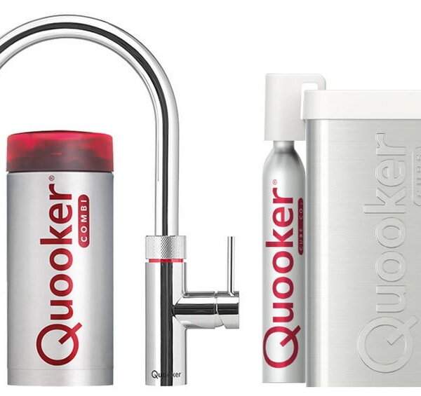 Quooker COMBI en CUBE Flex  chroom