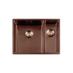 Spoelbak Lorreine, Royal series 3415-SP, Koper, Inclusief Superplugset